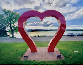 loveland heart sculpture
